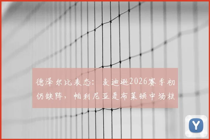 德泽尔比表态：麦迪逊2026赛季初仍缺阵，帕利尼亚是布莱顿中场核心，主帅百分百希望他留下